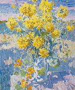 unknow artist, September Yellow flowers